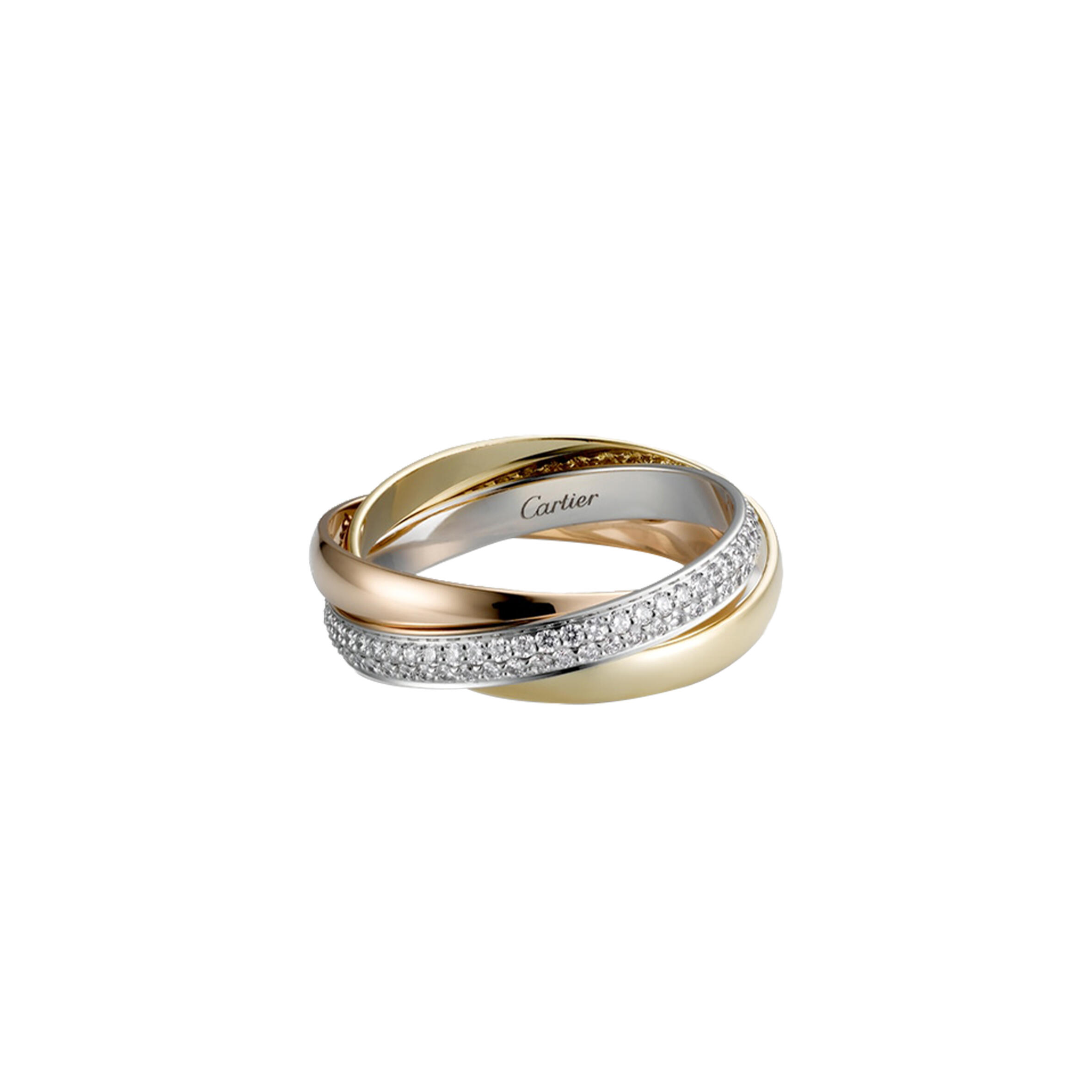 Ca*t1er TRINITY RING, SMALL MODEL B4086000 Master Quality