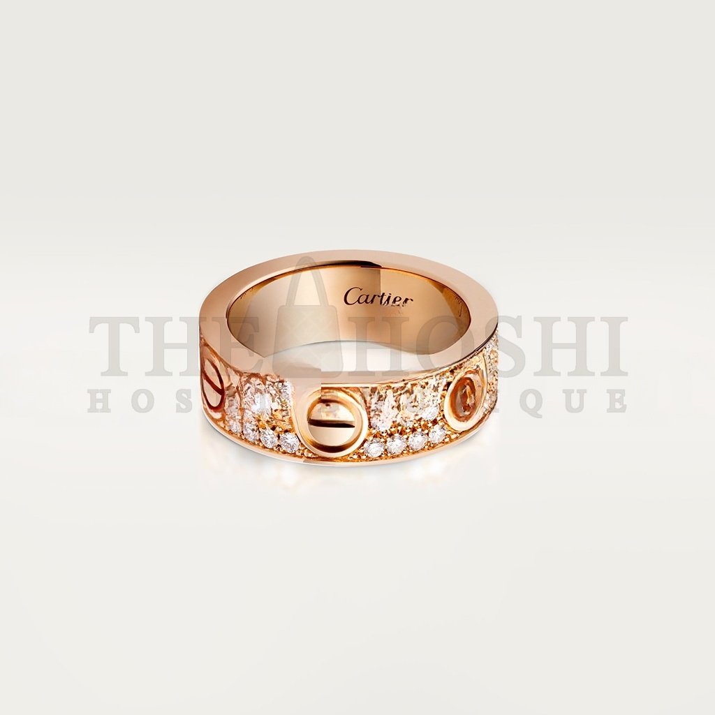 Ca*t1er  LOVE RING, D1am0nd-PAVED B4087600 Master Quality