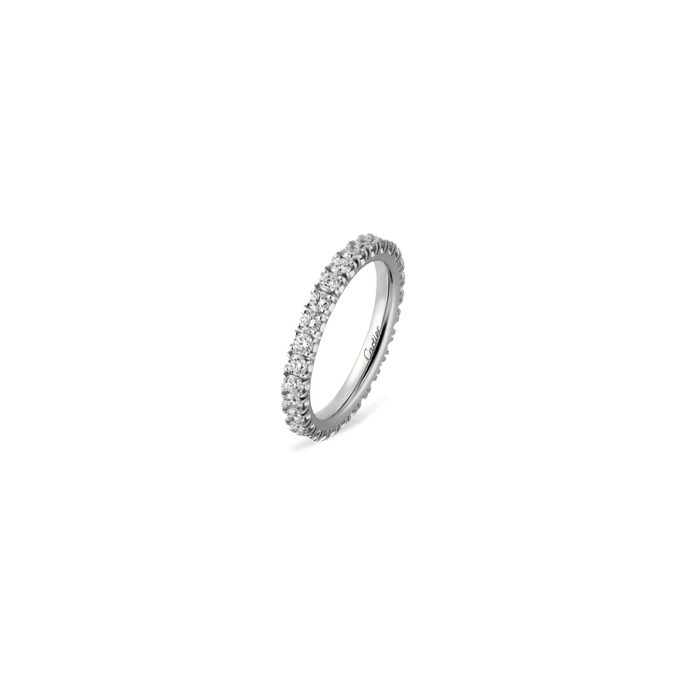 Ca*t1er ETINCELLE DE Ca*t1er WEDDING RING, WIDTH 2.6 MM, PAVED B4087100 Master Quality