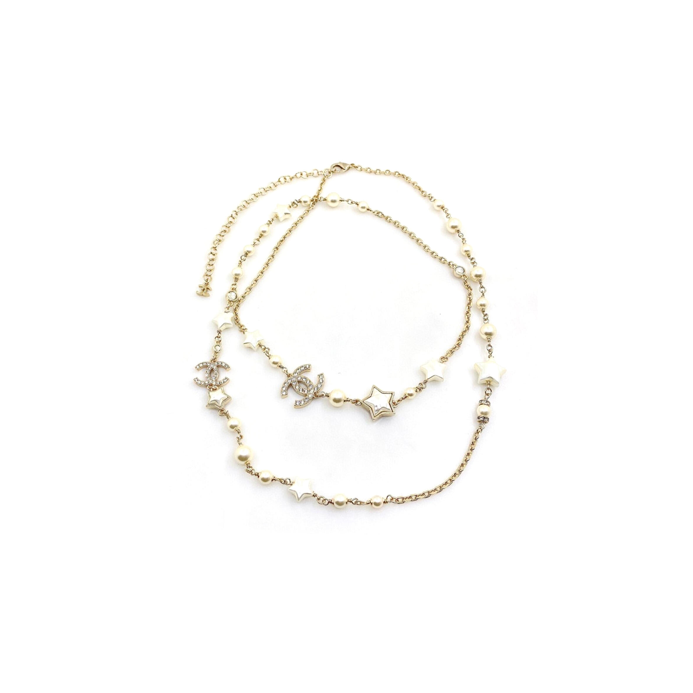 Ch**el STAR PEARL NECKLACE ABE601 Master Quality