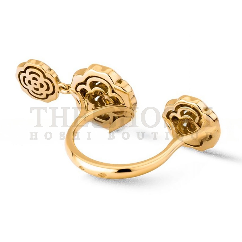 Ch**el EXTRAIT DE CAMÉLIA CHARMS RING J11873 Master Quality