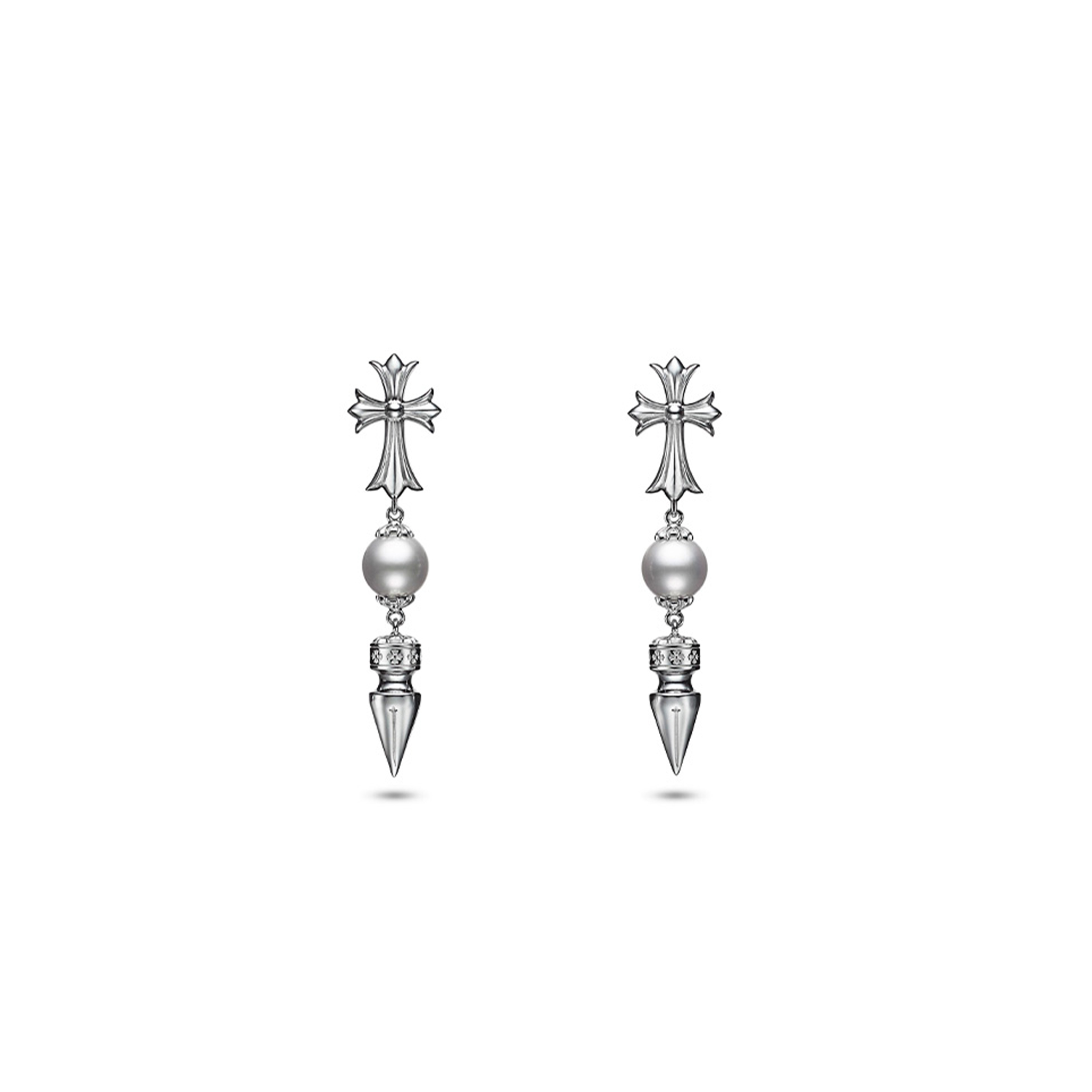 Ch*0me He**ts X MIKIMOTO EARRINGS Master Quality