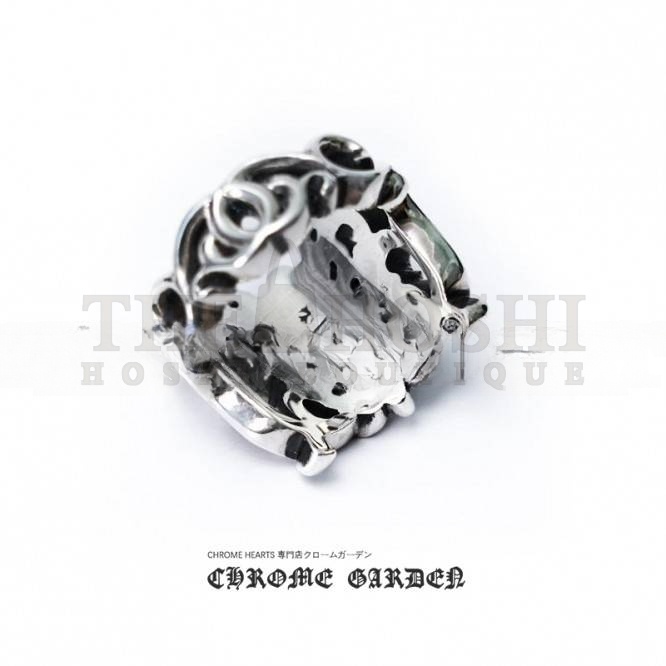 Ch*0me He**ts BUTTERFLY FLORAL CROSS RING Master Quality