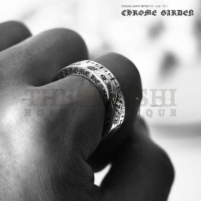 Ch*0me He**ts 3MM THE ROLLING STONES B*TCH SPACER RING Master Quality