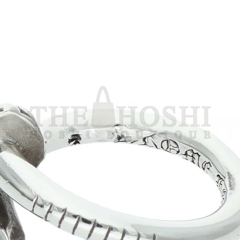 Ch*0me He**ts NAIL CRSBALL CROSSBALL SILVER RING Master Quality