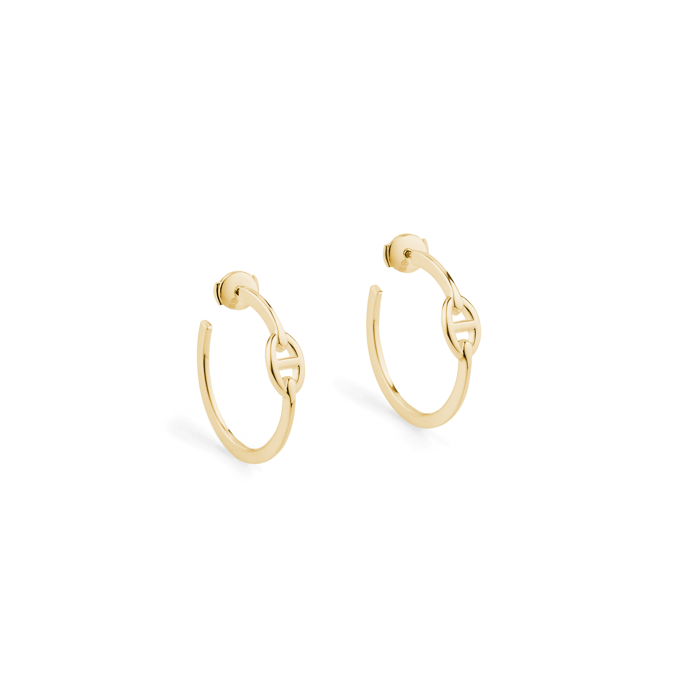 H**me5 CHAINE D'ANCRE ENCHAINEE EARRINGS, SMALL MODEL H109510D00 Master Quality