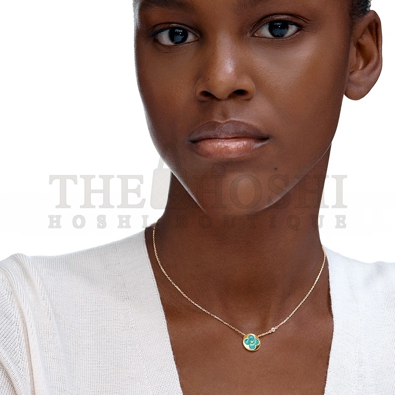 L0vis Vvtt0n COLOR BLOSSOM BB SUN PENDANT, YELLOWGOLD, AMAZONITE AND D1am0nd Q03793 Master Quality