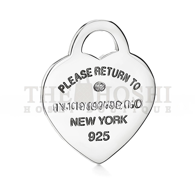 T*f*ny STERLING SILVER WITH D1am0nd HEART TAG BEAD BRACELET 6853255 Master Quality