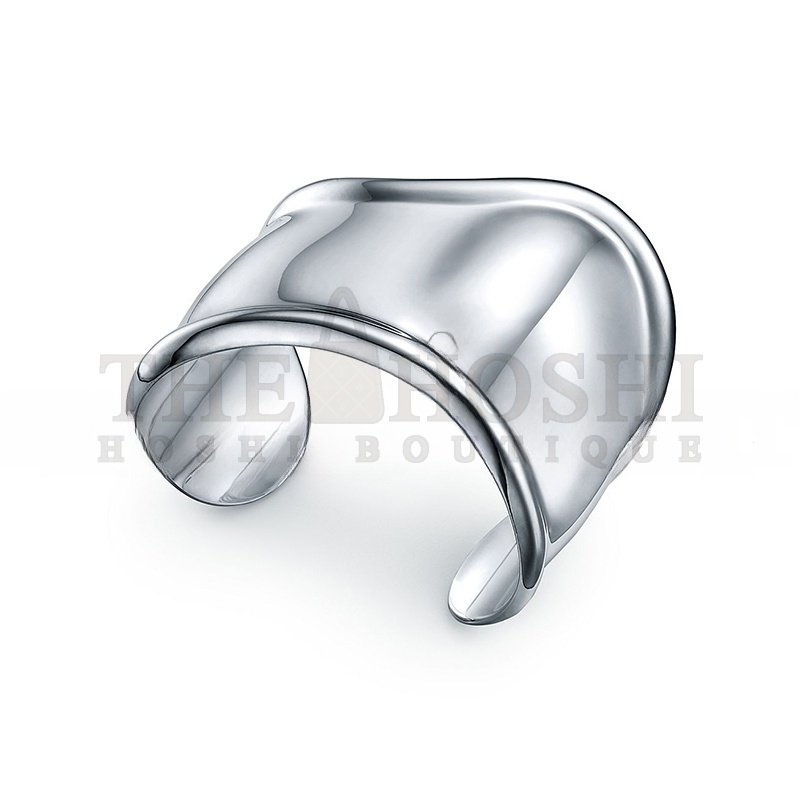 T*f*ny ELSA PERETTI™ MALL BONE CUFF IN STERLING SILVER 60020029 Master Quality