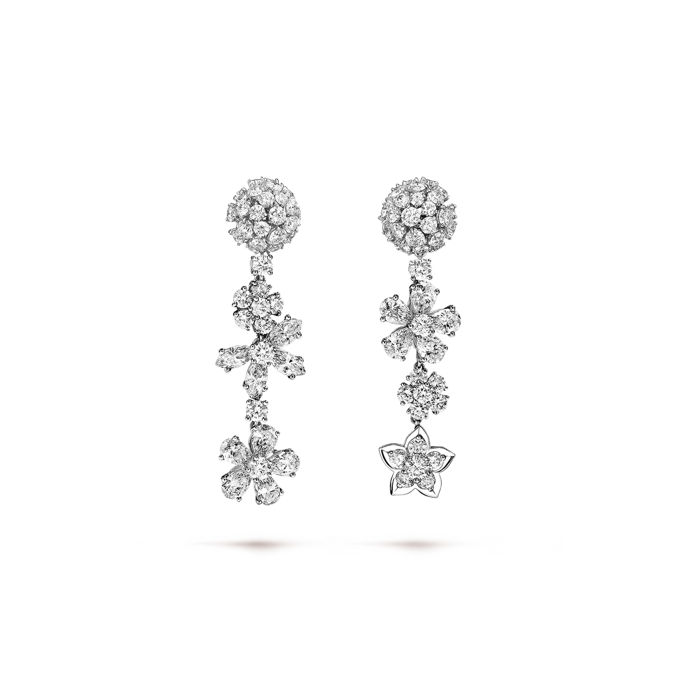 V*n Cl**f ARPELS FOLIE DES PRÉS EARRINGS VCARP05H00 Master Quality