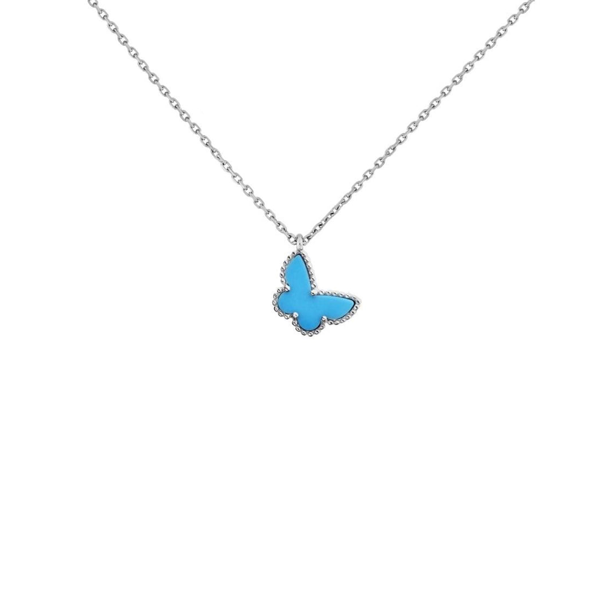 V*n Cl**f ARPELS SWEET ALHAMBRA BUTTERFLY PENDANT VCARF80500 Master Quality