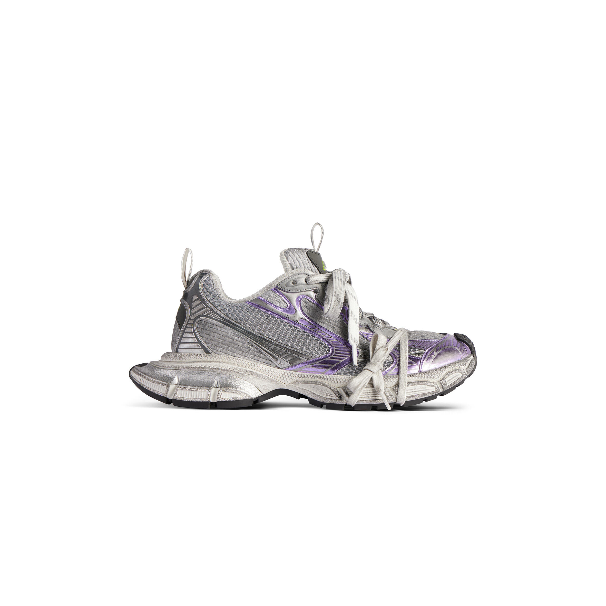 Ba1en*iaga WOMEN'S 3XL SNEAKER IN GREY PURPLE WHITE 734731W3XL51259 Master Quality