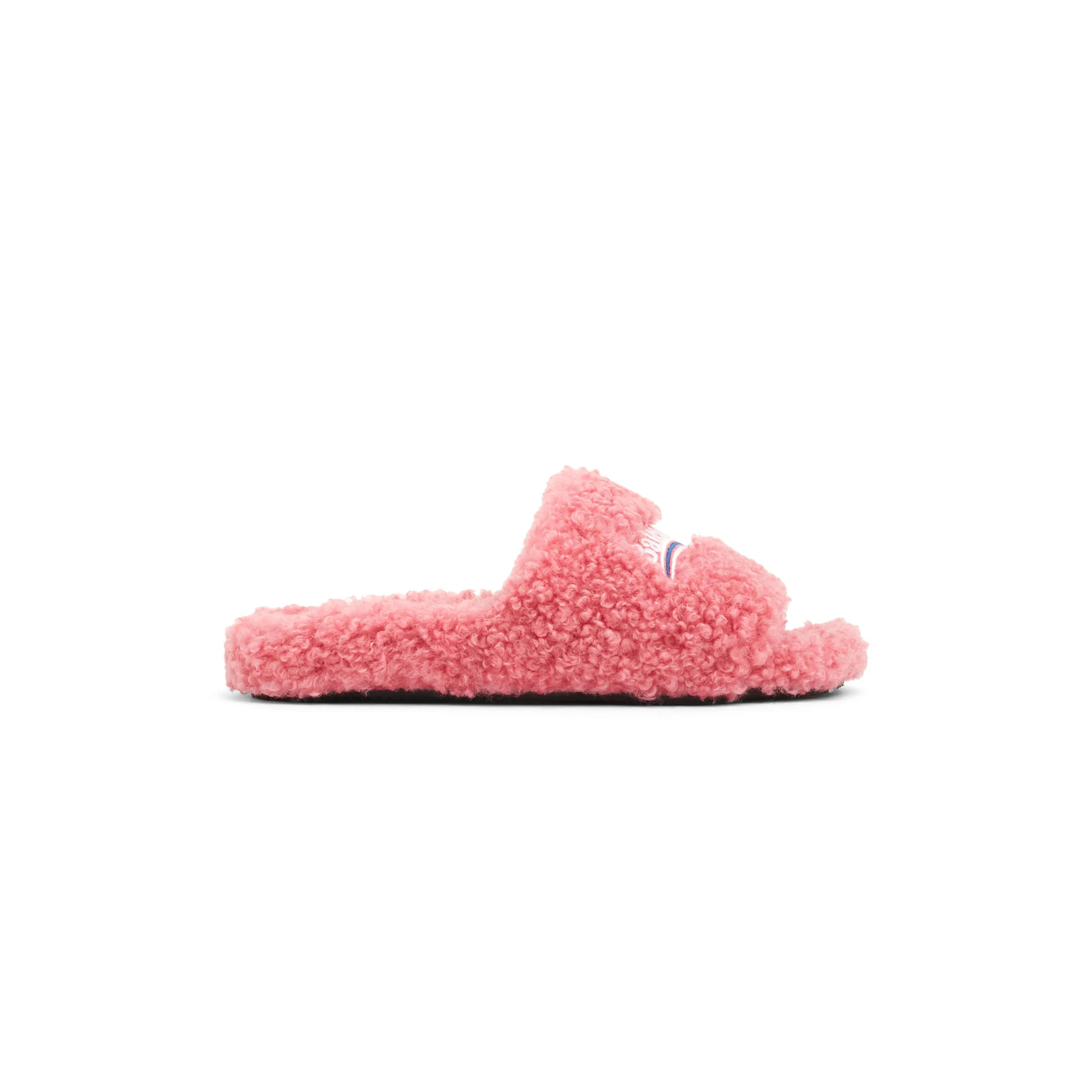 Ba1en*iaga WOMEN'S FURRY SLIDE SANDAL 654261W2DO15596 Master Quality