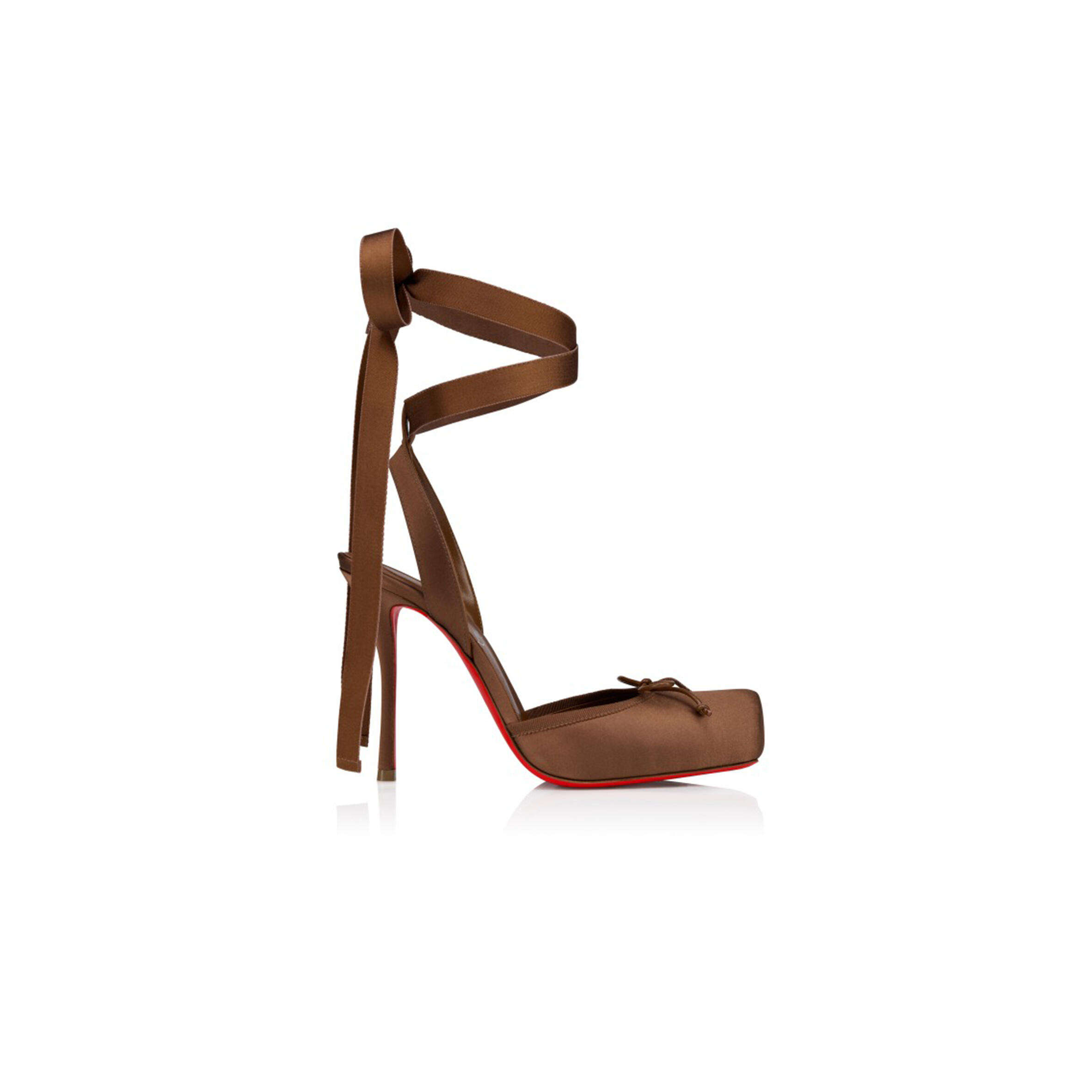 Chr1st1an LOUBOUTIN CASSIA LACE UP100 MM STRAPPY PUMPS 1250498N248 Master Quality