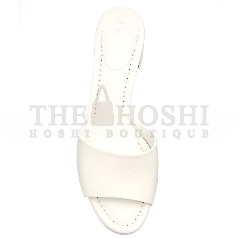 Chr1st1an LOUBOUTIN 55MM JANE LEATHER MULE SANDALS 4889636 Master Quality