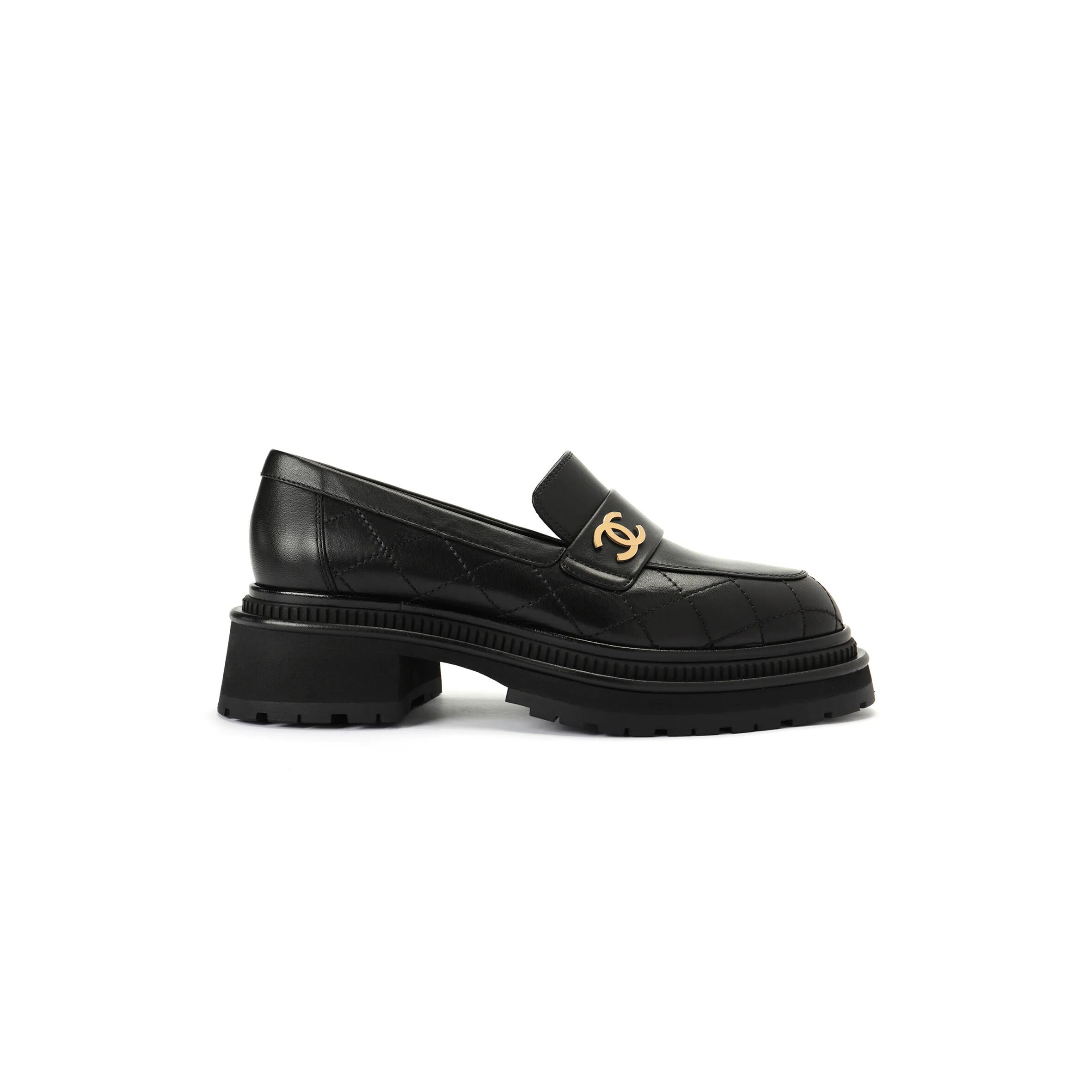 Ch**el WOMEN’S LOAFERS BLACK G45074 Master Quality