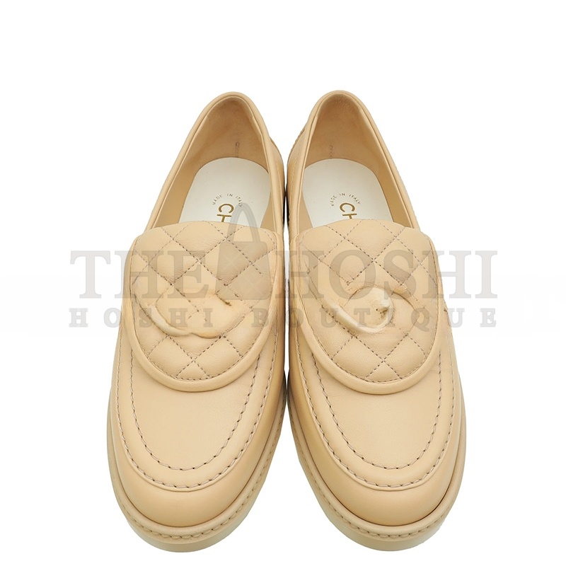 Ch**el QUILTED LEATHER CC TURNLOCK LOAFERS Master Quality