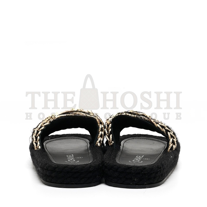 Ch**el NEW WOVEN SLIPPERS FOR WOMEN LAMBSKIN LEATHER G38189 X56418 94305 Master Quality