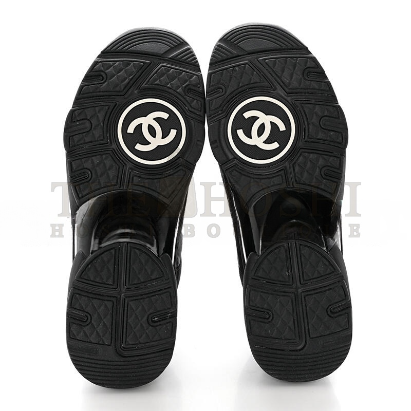 Ch**el FABRIC CALFSKIN SUEDE CC SNEAKERS 1211339 Master Quality