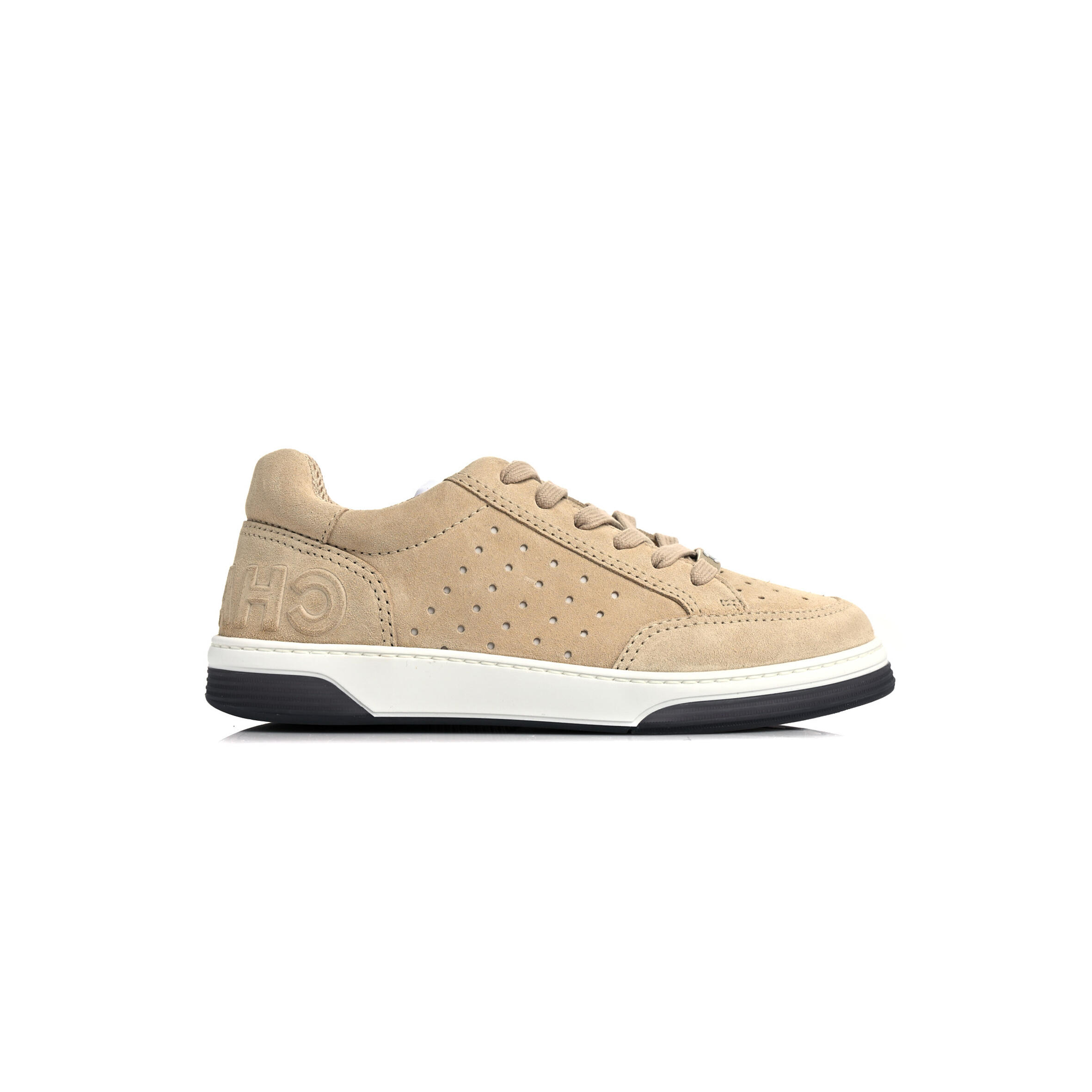 Ch**el SNEAKERS SUEDE CALFSKIN BEIGE G39225 X56651 0P433 Master Quality