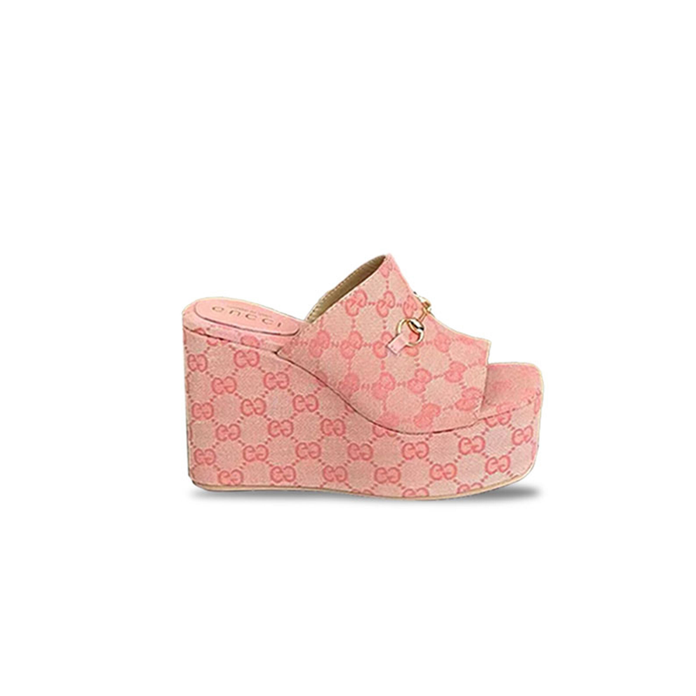 Gvc*1 WOMEN'S WEDGE SANDAL WITH HORSEBIT 816328 Master Quality