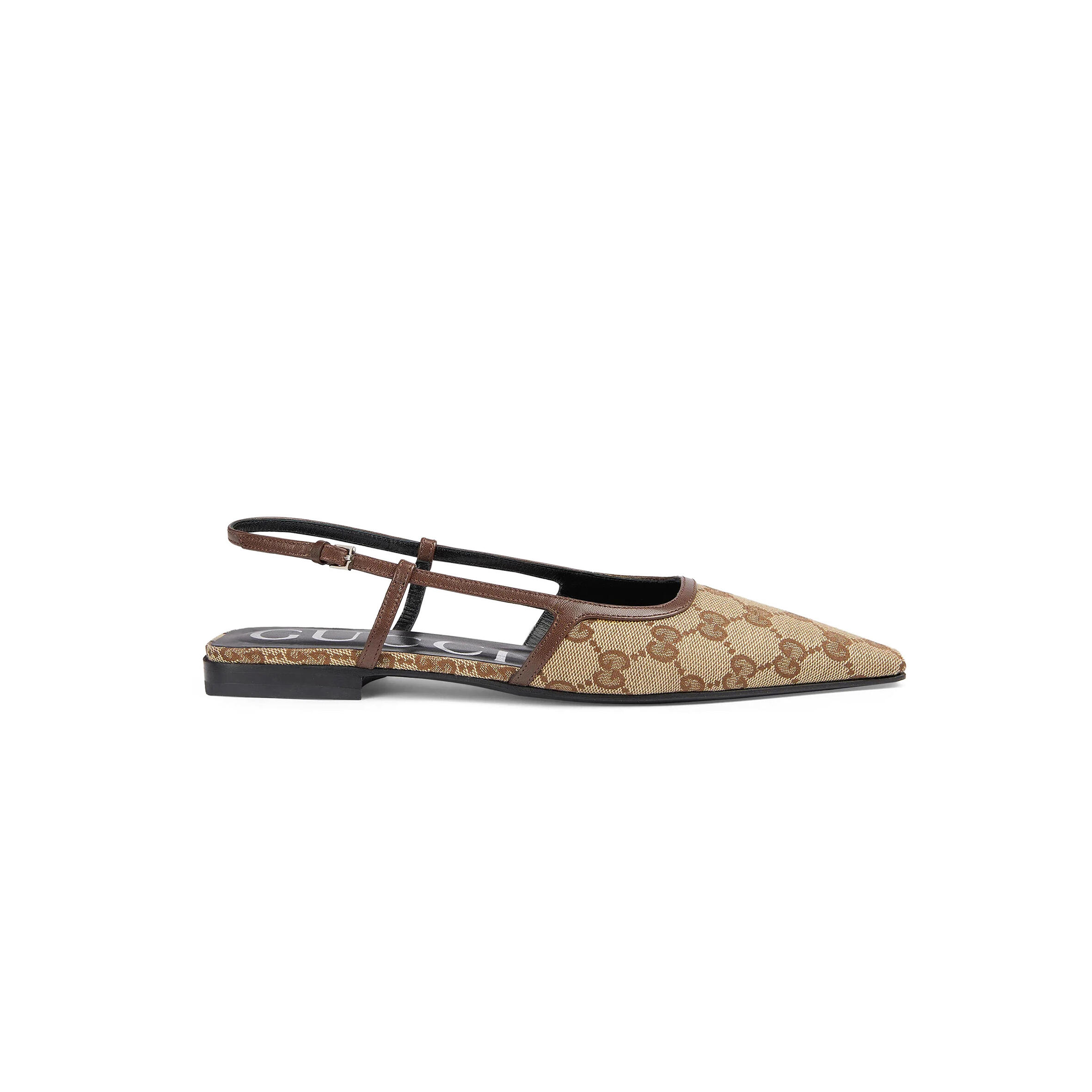 Gvc*1 WOMEN'S GG SLINGBACK BALLET FLAT 762420 Master Quality