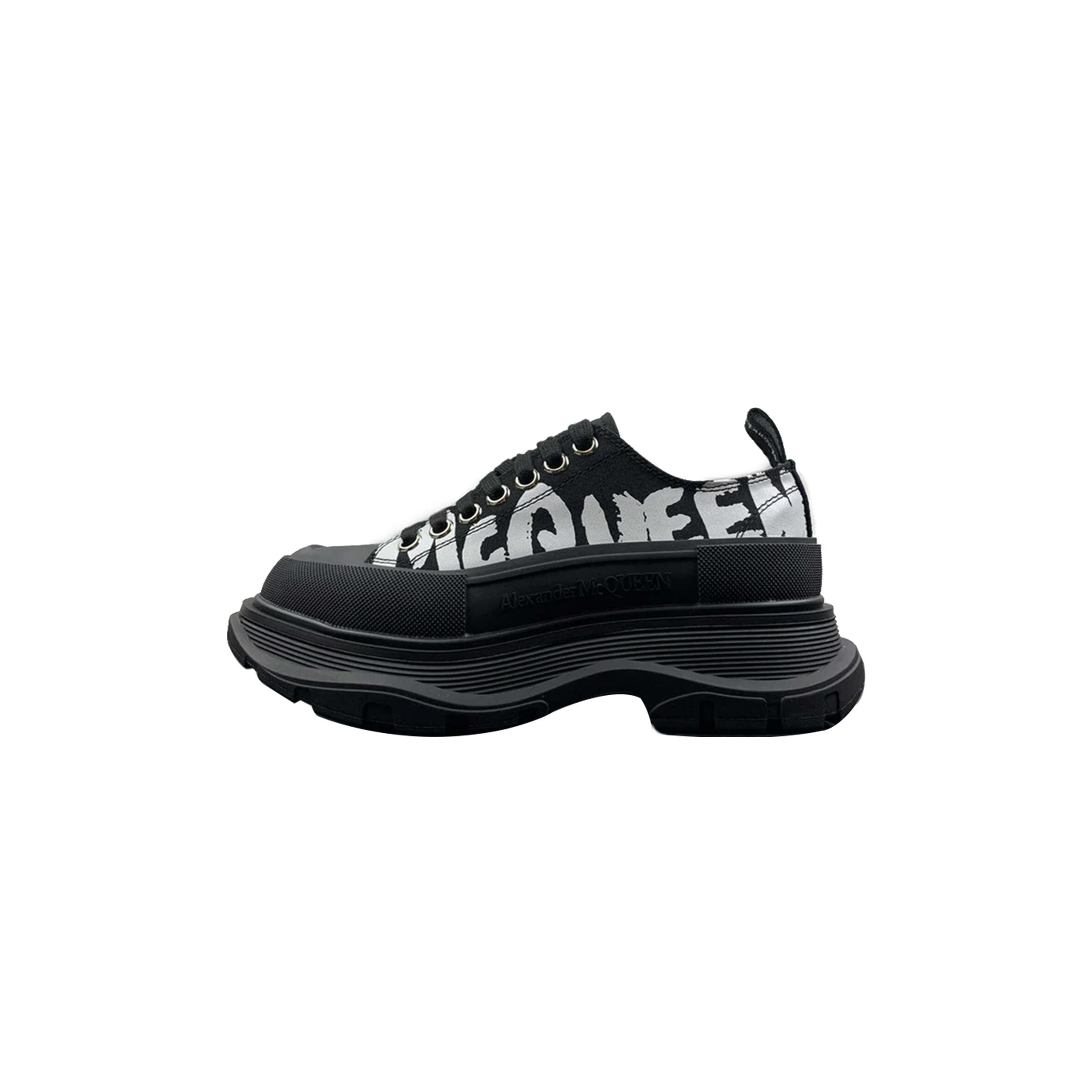 A1exa*der Mcqv*en CANVAS LOW TOP LACE UP GRAFFITI SHOES 711108WIAT61050 Master Quality