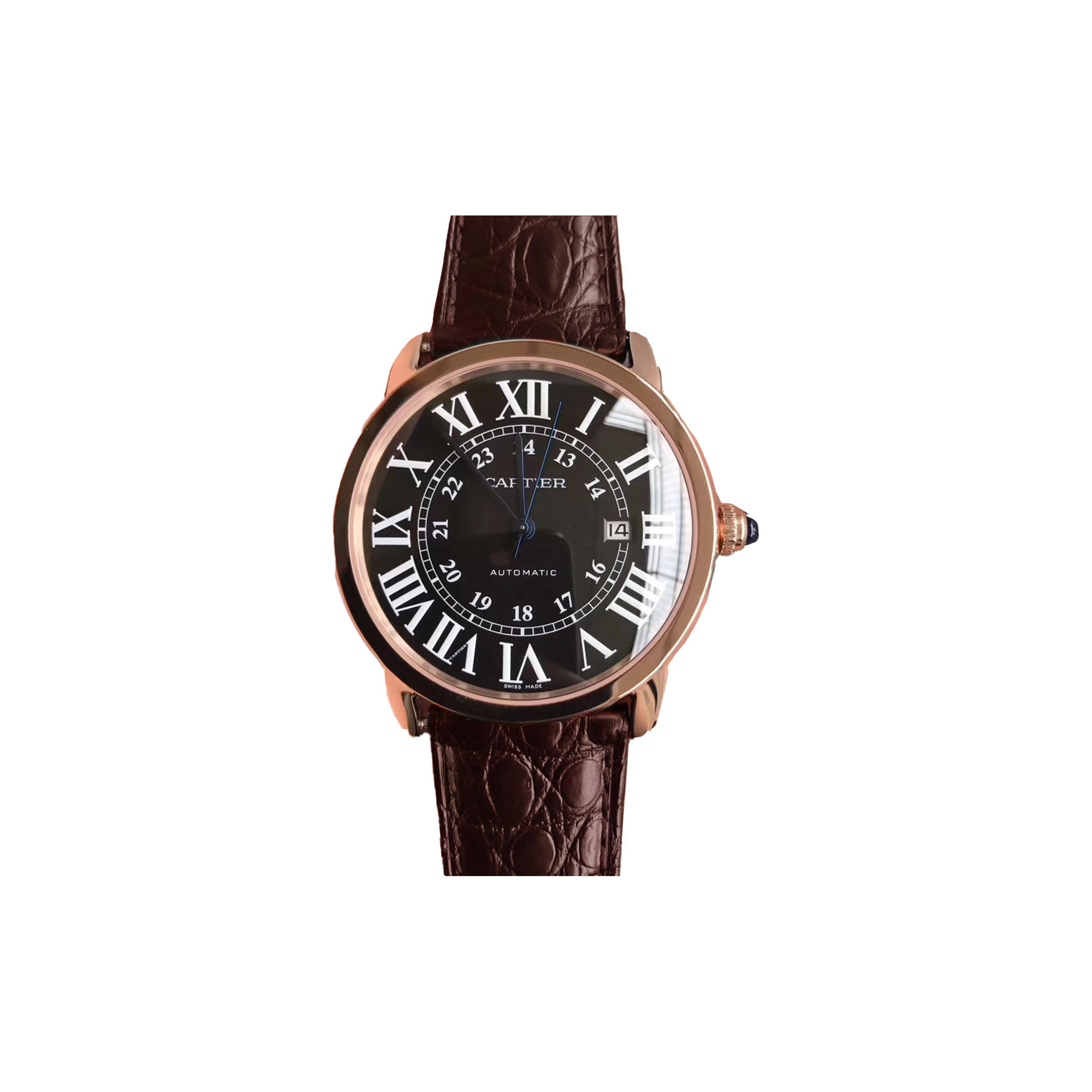 Ca*t1er LONDON SOLO SERIES GOLD CASE ULTRA-THIN FORMAL MEN'S 42MM WATCH W6701009 Master Quality