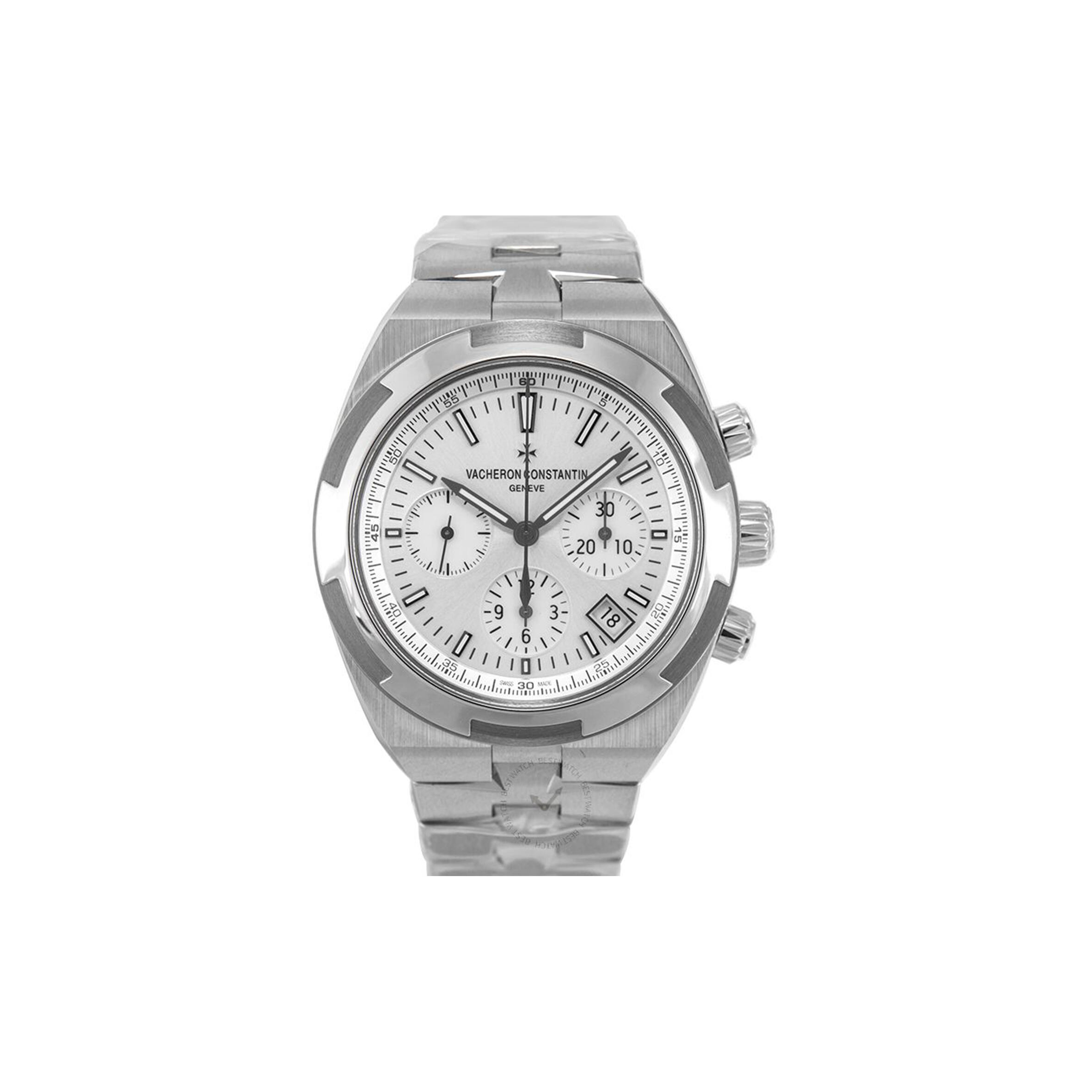 VACHERON C0nstan1n OVERSEAS SILVER DIAL STAINLESS STEEL AUTOMATIC 42MM WATCH 5500V/110A-B075 Master Quality