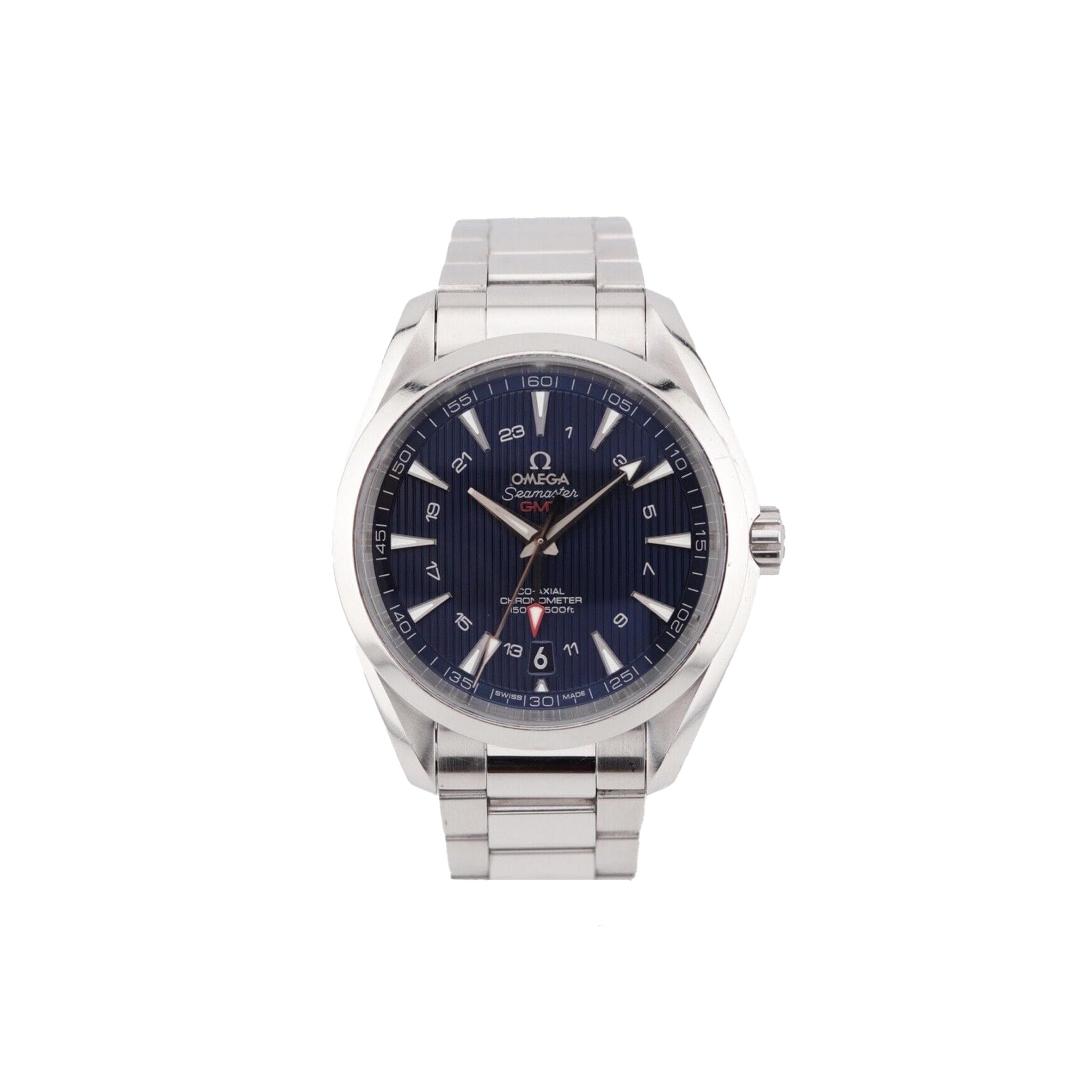 0me*ga SEAMASTER AQUA TERRA 150 M GMT 43MM  WATCH 231.10.43.22.03.001 Master Quality