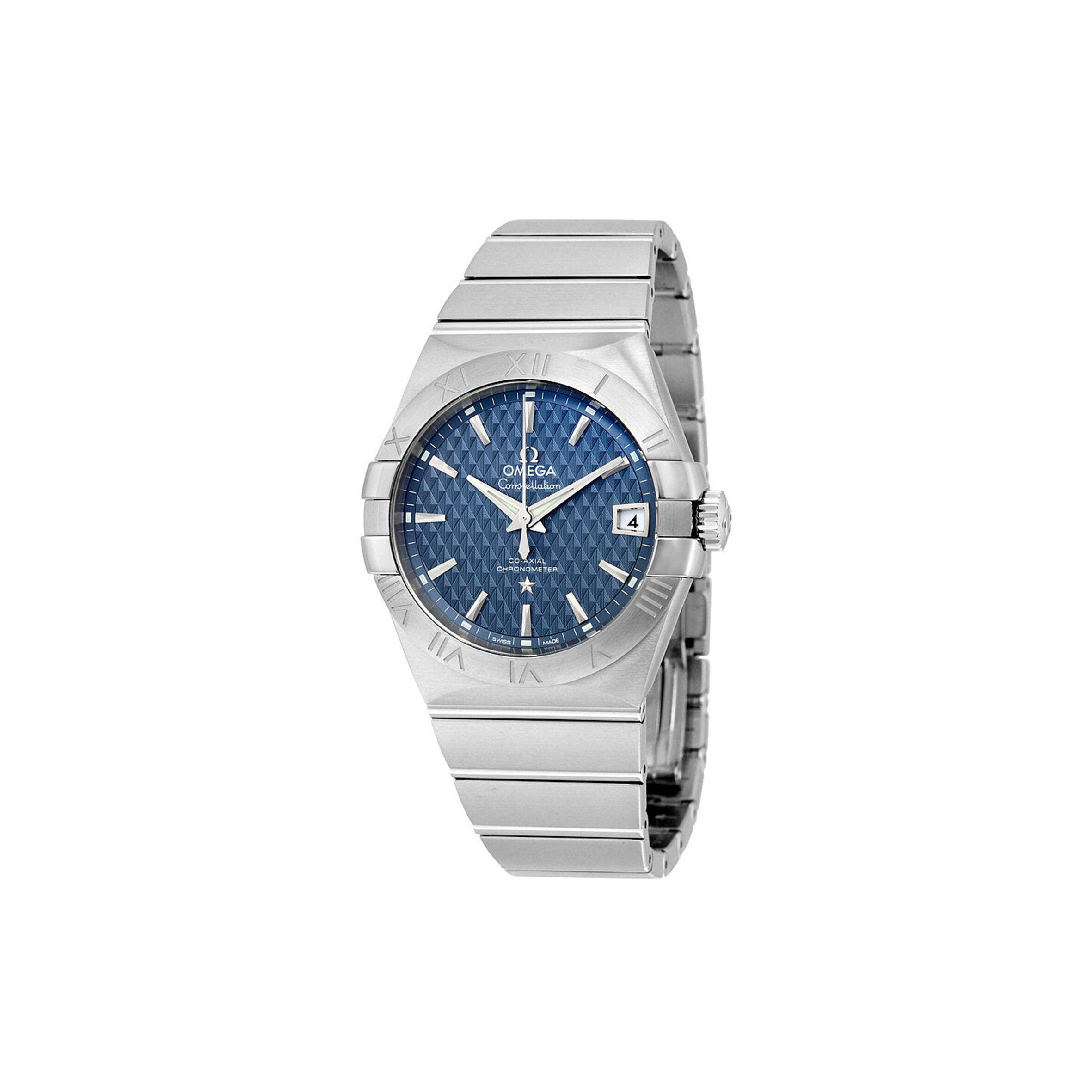 0me*ga CONSTELLATION AUTOMATIC BLUE DIAL 38MM WATCH 123.10.38.21.03.001 Master Quality