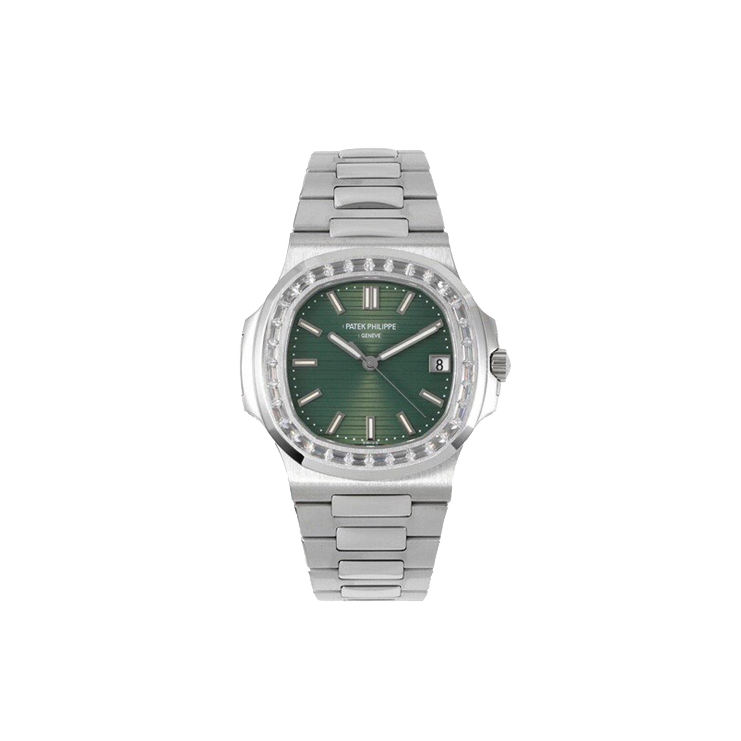 Pat*k Phi1i*pe NAUTILUS GREEN DIAL AND D1am0nd BEZEL 40MM 5711/1300A-001 Master Quality