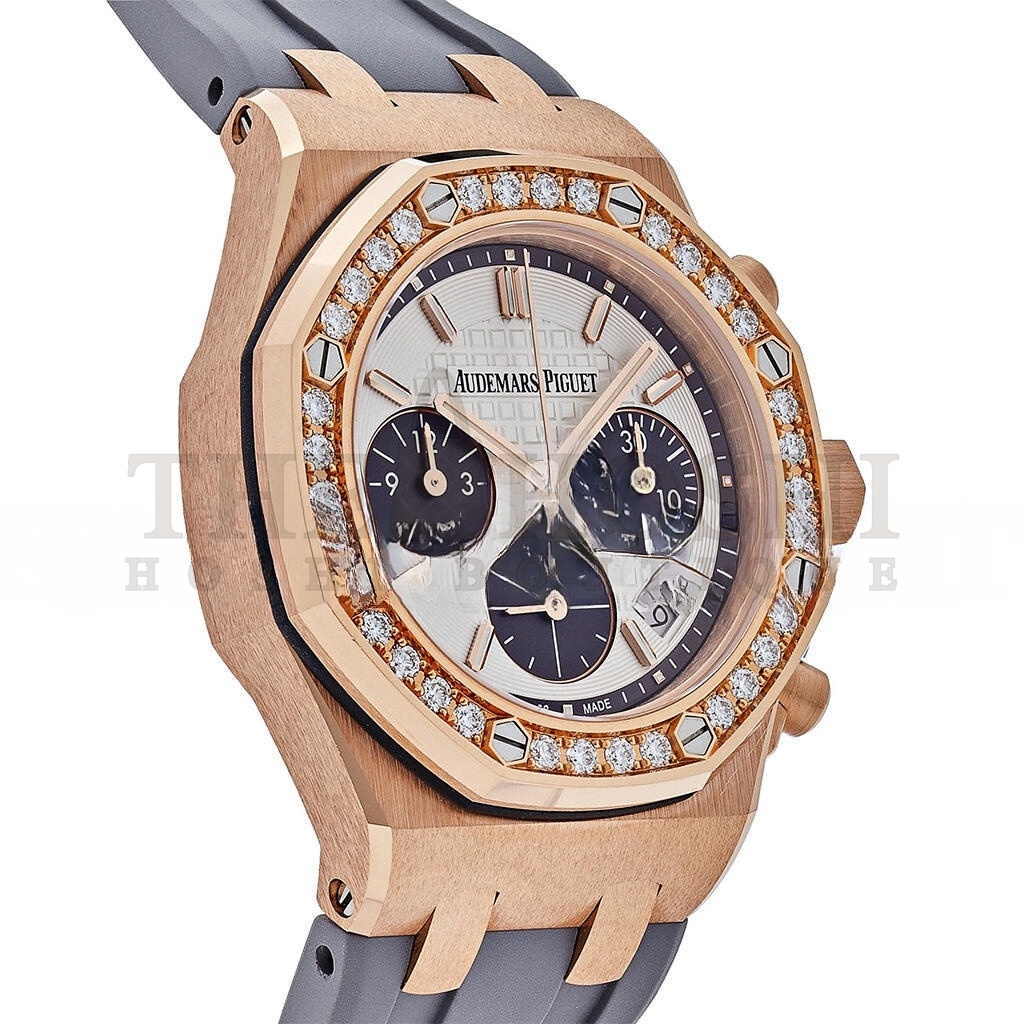 AUDEMARS P1g*et ROYAL OAK OFFSHORE ROSE GOLD D1am0nd BEZEL 37MM WATCH 26231OR.ZZ.D003CA.01 Master Quality