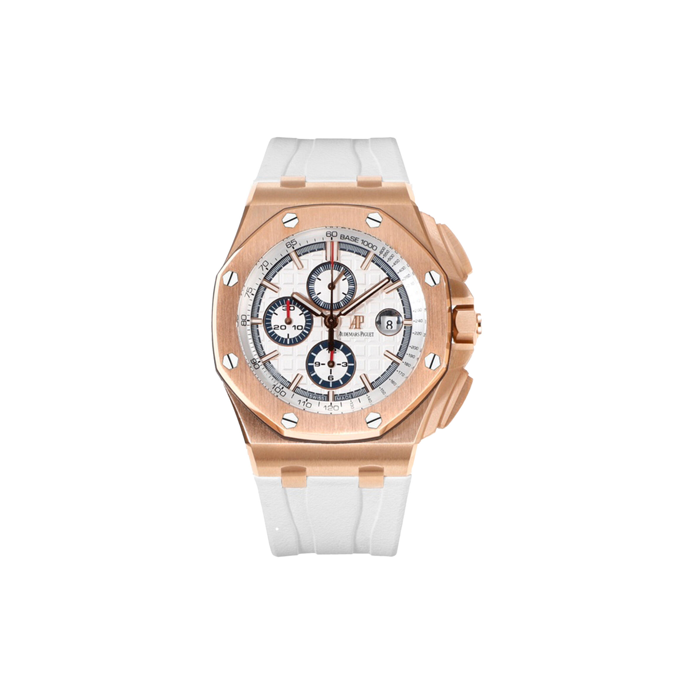 AUDEMARS P1g*et ROYAL OAK OFFSHORE 44 MM WHITE WATCH 26408OR.OO.A010CA.01 Master Quality