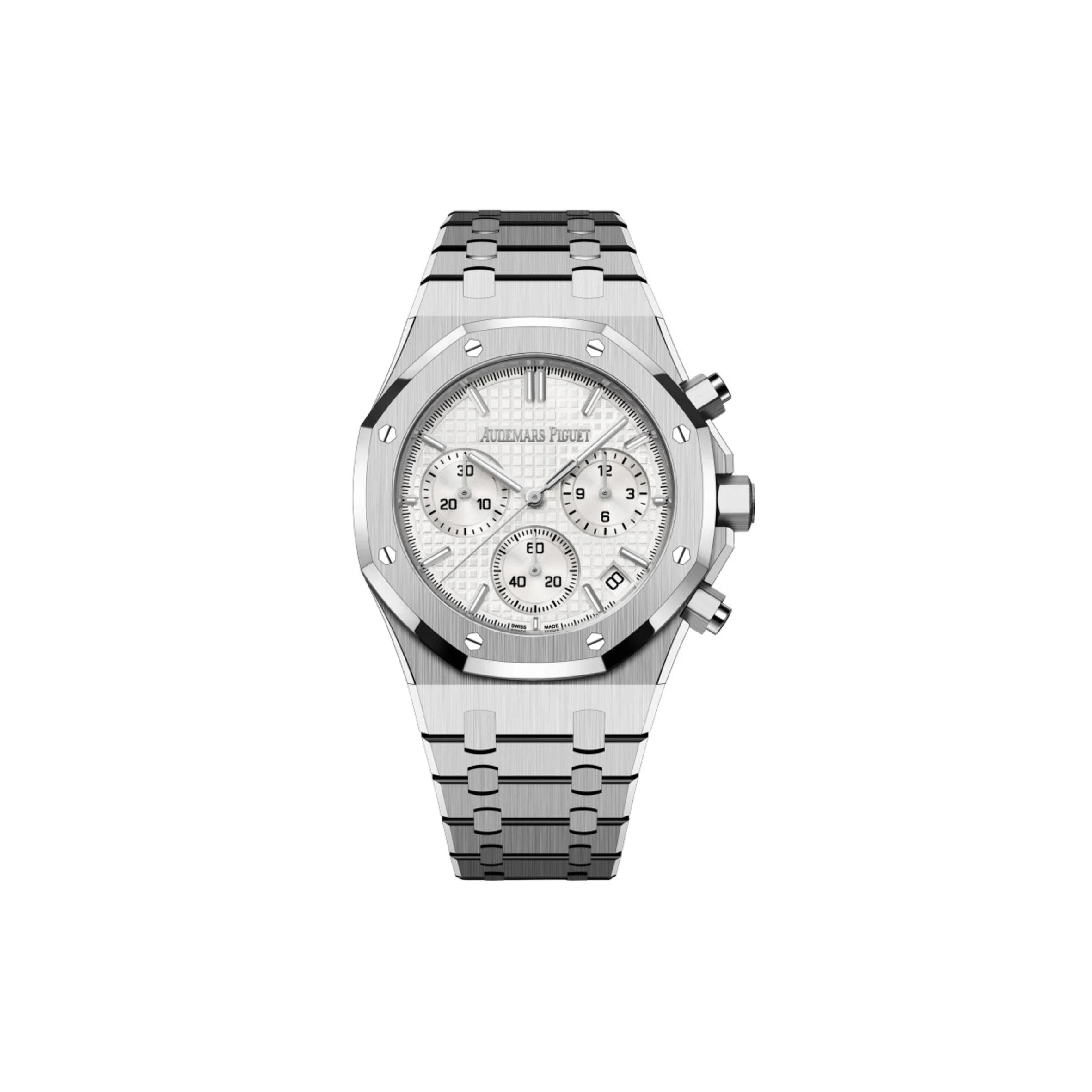 AUDEMARS P1g*et ROYAL OAK CHRONOGRAPH WHITE DIAL 26240ST.OO.1320ST.07 Master Quality